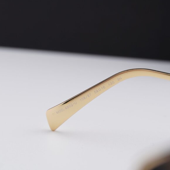 Versace VE4502U 108/87 Square Sunglasses – Havana/Gold/Grey - Picture 7 of 8